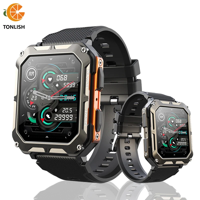 TONLISH C20 PRO Smart Watch IP68 Waterproof Bluetooth Call Outdoor Blood Pressure Detection Sports Voice Assistant Smartwatch
TONLISH C20 PRO Smart Watch IP68 Waterproof Bluetooth Call Outdoor Blood Pressure Detection Sports Voice Assistant Smartwatch