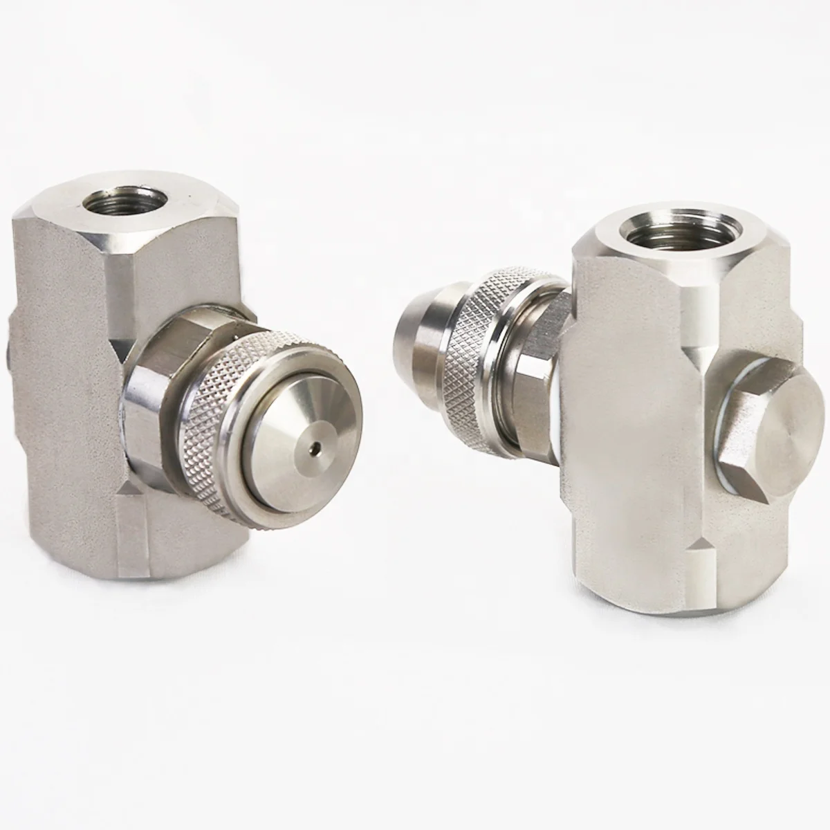Stainless Steel 1/4 Water air Two Fluid Mixing Mist Atomizing Spray Nozzle
Stainless Steel 1/4 Water air Two Fluid Mixing Mist Atomizing Spray Nozzle