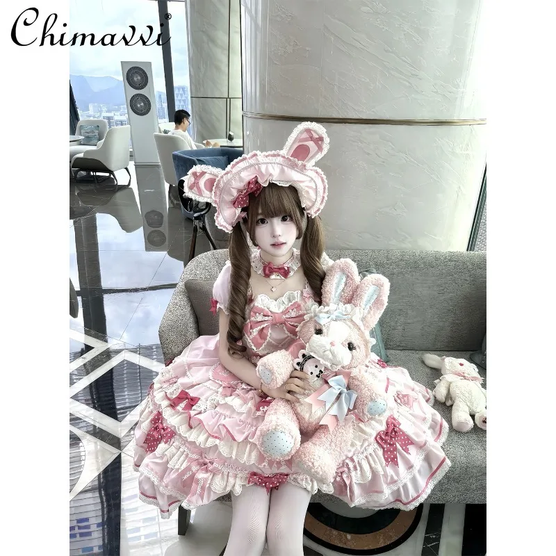 New 2025 Autumn Sweet Bow OP Princess Dress Lolita Cute Girl Temperament High Waist Birthday Party Lolita Dresses Women
New 2025 Autumn Sweet Bow OP Princess Dress Lolita Cute Girl Temperament High Waist Birthday Party Lolita Dresses Women