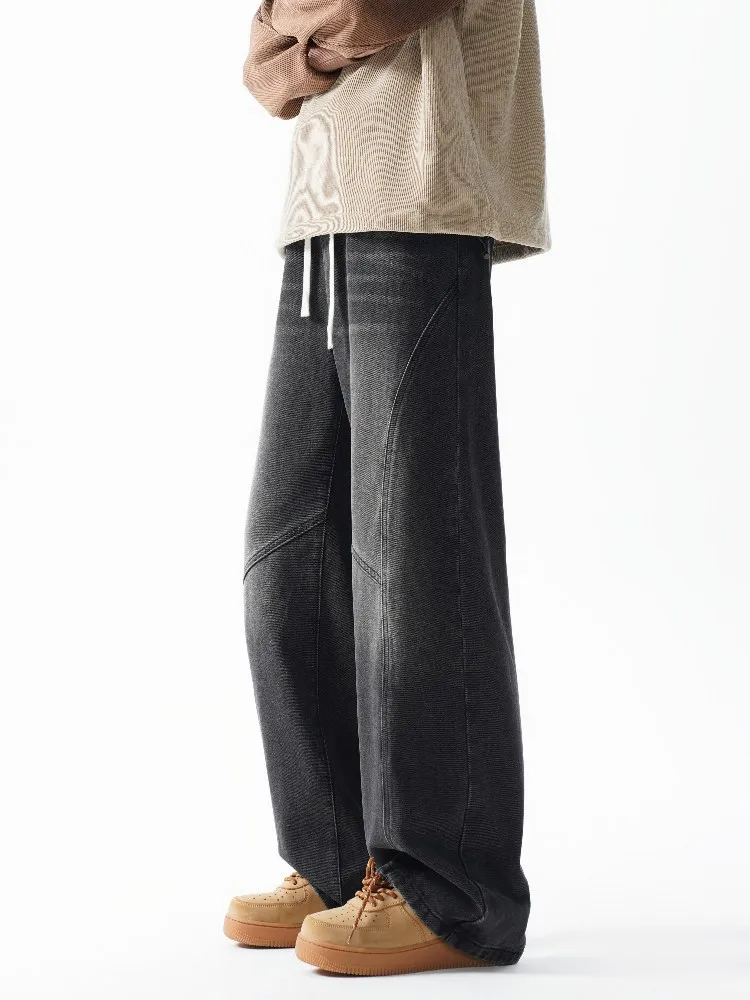 Американские ретро-джинсы в стиле пэчворк для мужчин: дизайнерская новинка, уличный стиль, свободные прямые брюки, весна-осень, хлопок, деним
Американские ретро-джинсы в стиле пэчворк для мужчин: дизайнерская новинка, уличный стиль, свободные прямые брюки, весна-осень, хлопок, деним