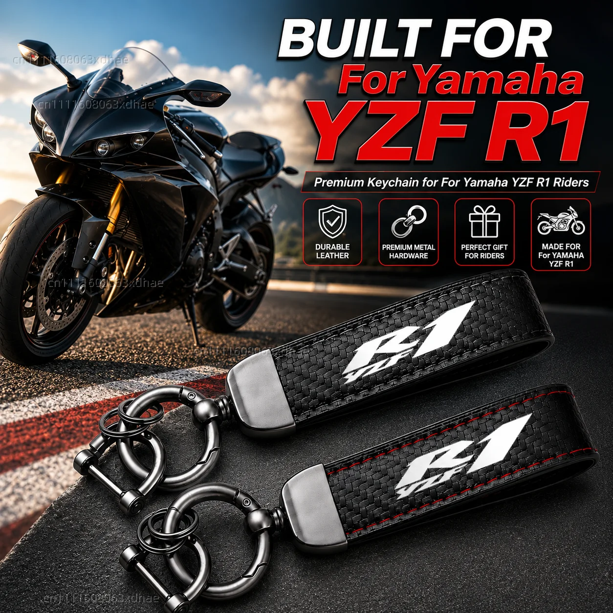 High-Grade Leather Motorcycle Keychain Holder Keyring Accessories For Yamaha YZF R1 YZF-R1 YZFR1 R1s Accessories
High-Grade Leather Motorcycle Keychain Holder Keyring Accessories For Yamaha YZF R1 YZF-R1 YZFR1 R1s Accessories
