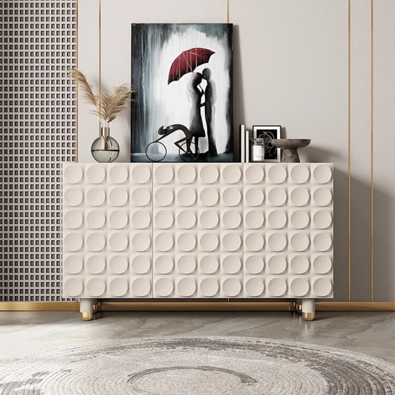 French Cream Meal Side Cabinet, Household Luxury Solid Wood Storage Cabinet, Modern and Minimalist Designer's Entry Door Cabinet
French Cream Meal Side Cabinet, Household Luxury Solid Wood Storage Cabinet, Modern and Minimalist Designer's Entry Door Cabinet