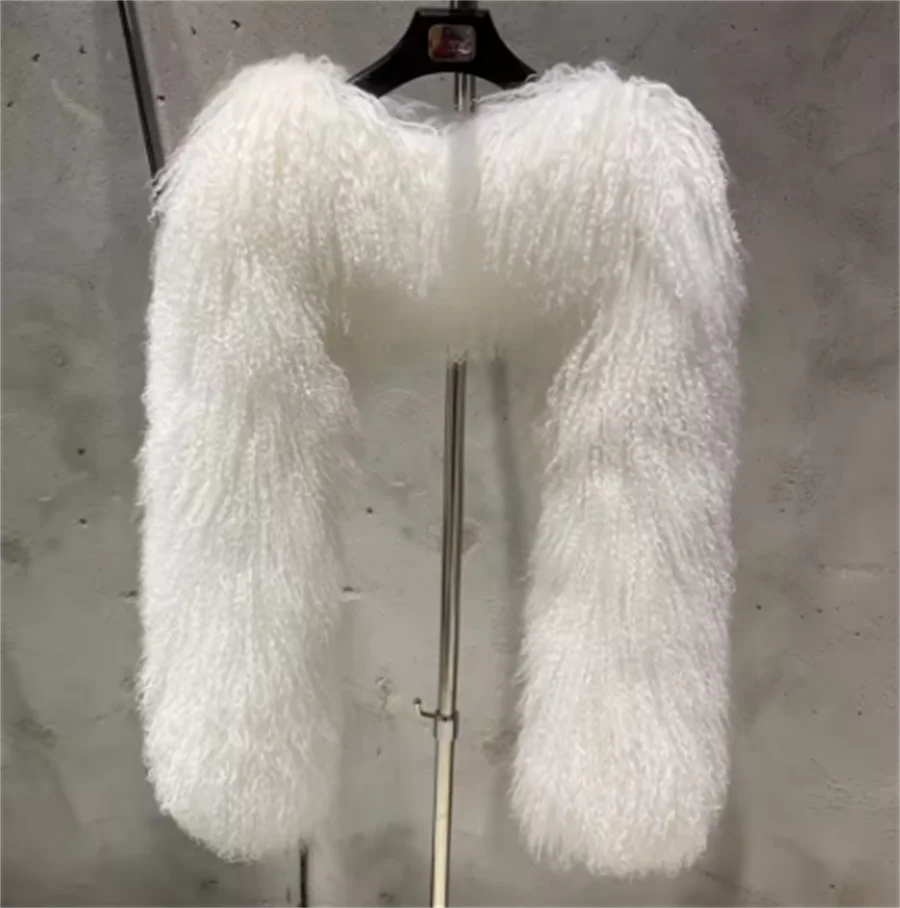 Mongolian Fur Sleeve Women Winter Warm Winter Natural Fur Cloth Luxury Street Wear Cloth
Mongolian Fur Sleeve Women Winter Warm Winter Natural Fur Cloth Luxury Street Wear Cloth