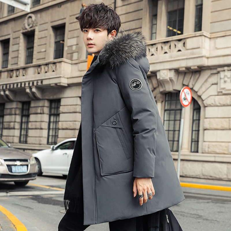 Thiened Ultra Cold Proof Jiuzhou down Jaet Men's Long Coat 2025 Winter New Large Fur Collar Hooded Parka Outerwear
Thiened Ultra Cold Proof Jiuzhou down Jaet Men's Long Coat 2025 Winter New Large Fur Collar Hooded Parka Outerwear