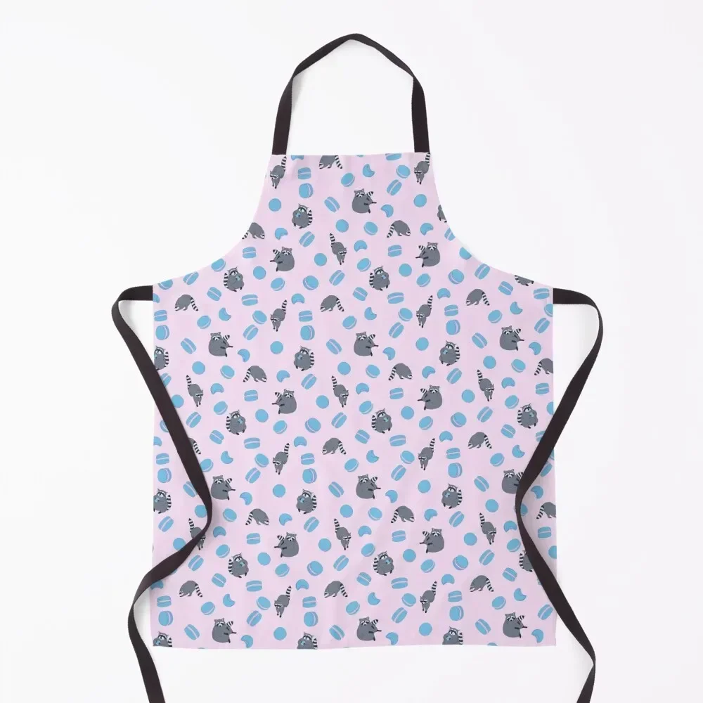 Macaron Raccoon Blue Apron esthetician home women Apron
Macaron Raccoon Blue Apron esthetician home women Apron