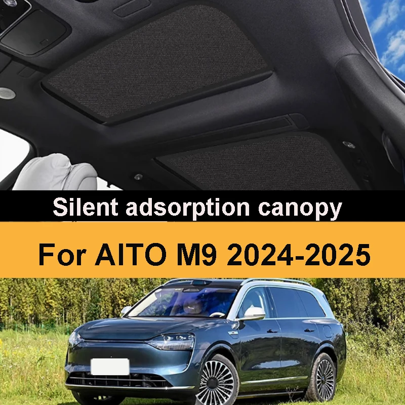 Electrostatic Adsorption Sunroof Sunshade for AITO M9 2024 2025 High Temperature Reflection Cooling 100% UV Protection Accessory
Electrostatic Adsorption Sunroof Sunshade for AITO M9 2024 2025 High Temperature Reflection Cooling 100% UV Protection Accessory