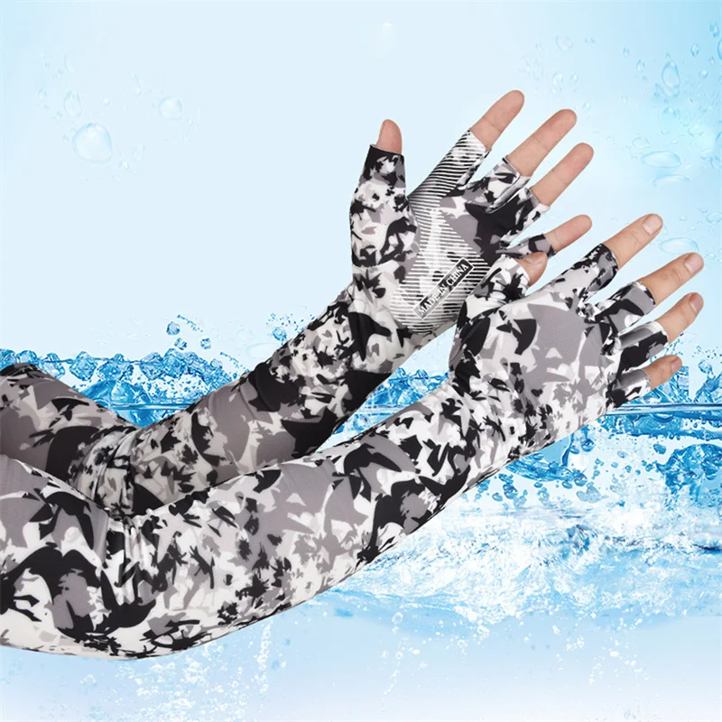 Cycling Arm Sleeves Ice Fabric Anti-UV Sunscreen Running Cycling Sleeve Outdoor Sport Cycling Arm Warmers Men Women
Cycling Arm Sleeves Ice Fabric Anti-UV Sunscreen Running Cycling Sleeve Outdoor Sport Cycling Arm Warmers Men Women