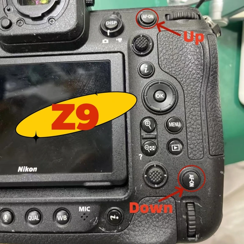 For Nikon Z9 AF-ON Button Menu Back Body Button Parts Accessories Camera Detail Repair Replacement Spare Parts
For Nikon Z9 AF-ON Button Menu Back Body Button Parts Accessories Camera Detail Repair Replacement Spare Parts