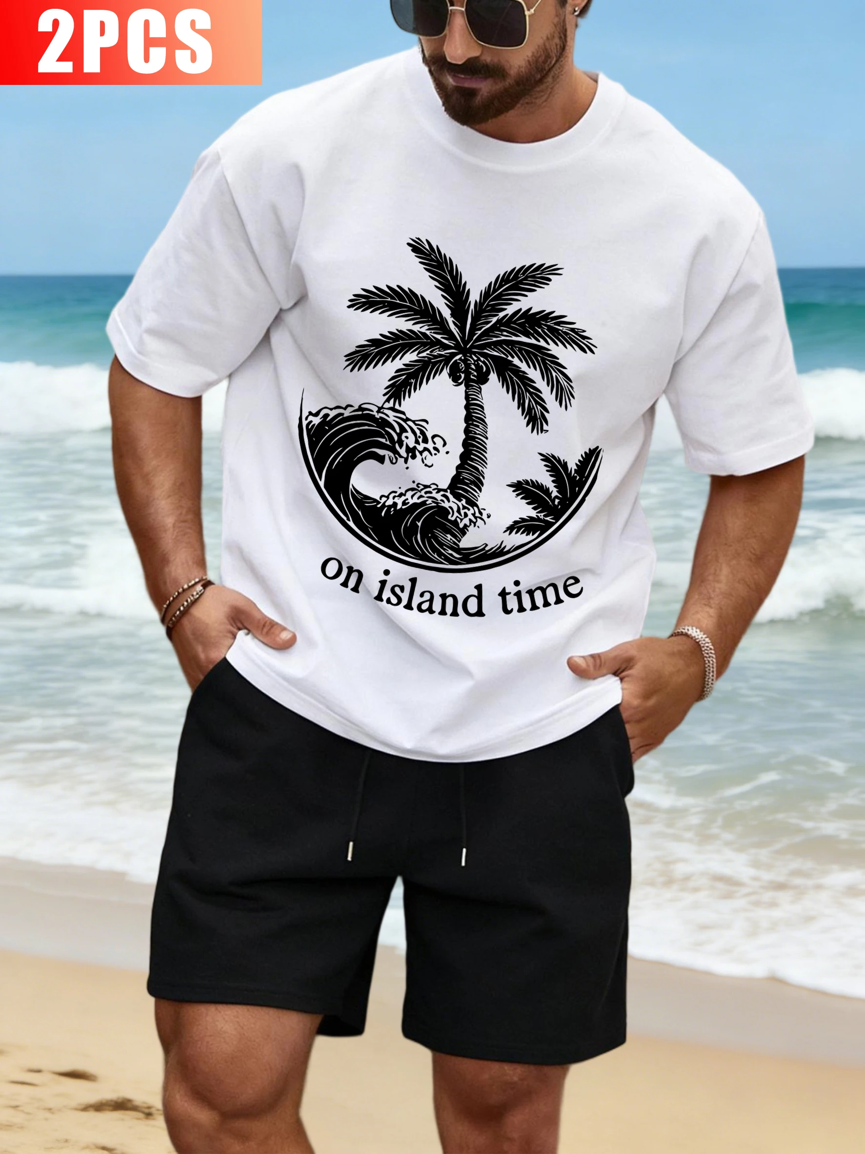Spending Time On The Island Print Mens T-Shirt Set Loose Cotton Tee All-Match Drawstring Shorts Man Fashion O-Neck Clothing
Spending Time On The Island Print Mens T-Shirt Set Loose Cotton Tee All-Match Drawstring Shorts Man Fashion O-Neck Clothing