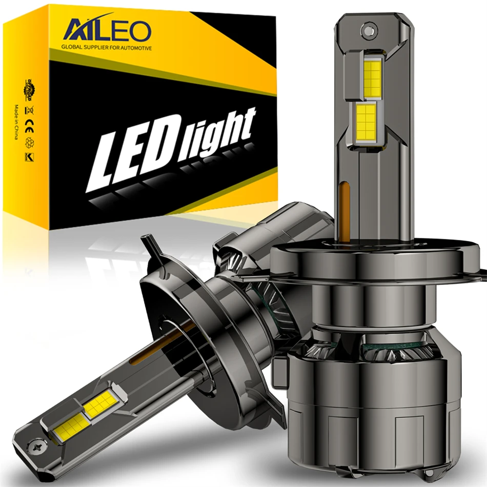 Aileo 2 шт. светодиодные фонари H4 дальнего ближнего света 24000LM 400W лампа для фар светодиодная лампа 6500K CSP Automotivo Canbus для автомобиля белый 12V новый
Aileo 2 шт. светодиодные фонари H4 дальнего ближнего света 24000LM 400W лампа для фар светодиодная лампа 6500K CSP Automotivo Canbus для автомобиля белый 12V новый
