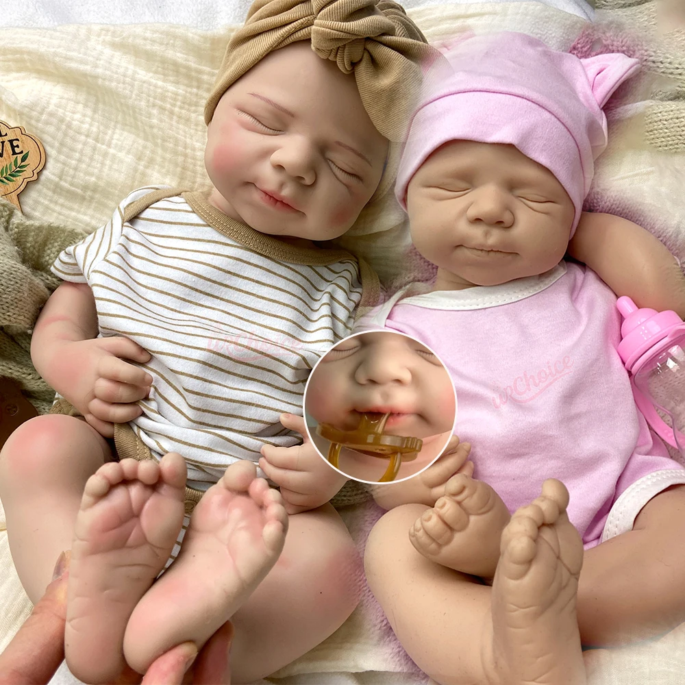 20 Inch Can Use Pacifiers Girl/Boy Full Solid Silicone Reborn Baby Realistic 3D Skin Tone Washable Rebirth Doll for Kids Toy
20 Inch Can Use Pacifiers Girl/Boy Full Solid Silicone Reborn Baby Realistic 3D Skin Tone Washable Rebirth Doll for Kids Toy