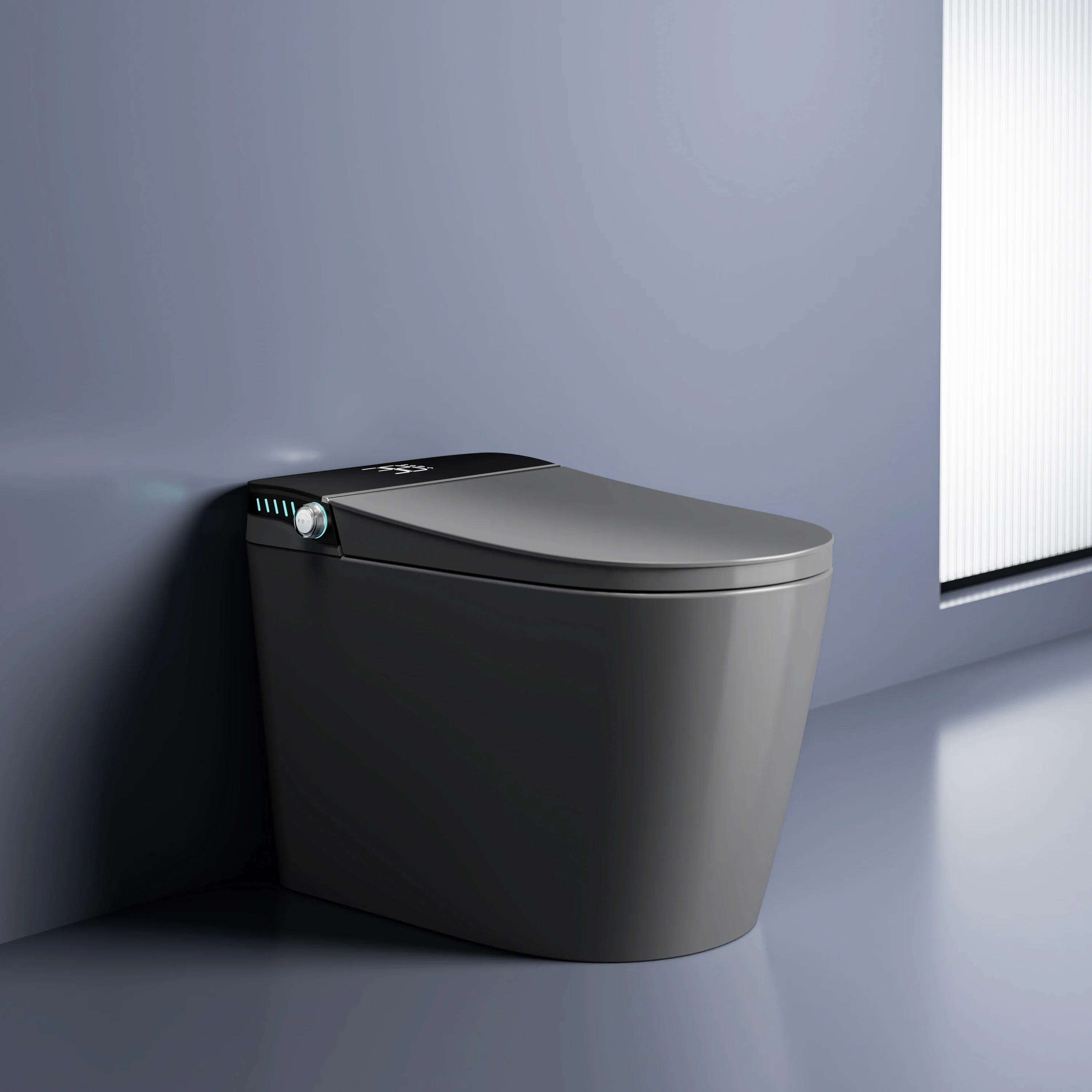 A Hot saleNew design home bathroom ceramic elongated electronic bidet automatic wc intelligent smart toilet with remote control
A Hot saleNew design home bathroom ceramic elongated electronic bidet automatic wc intelligent smart toilet with remote control
