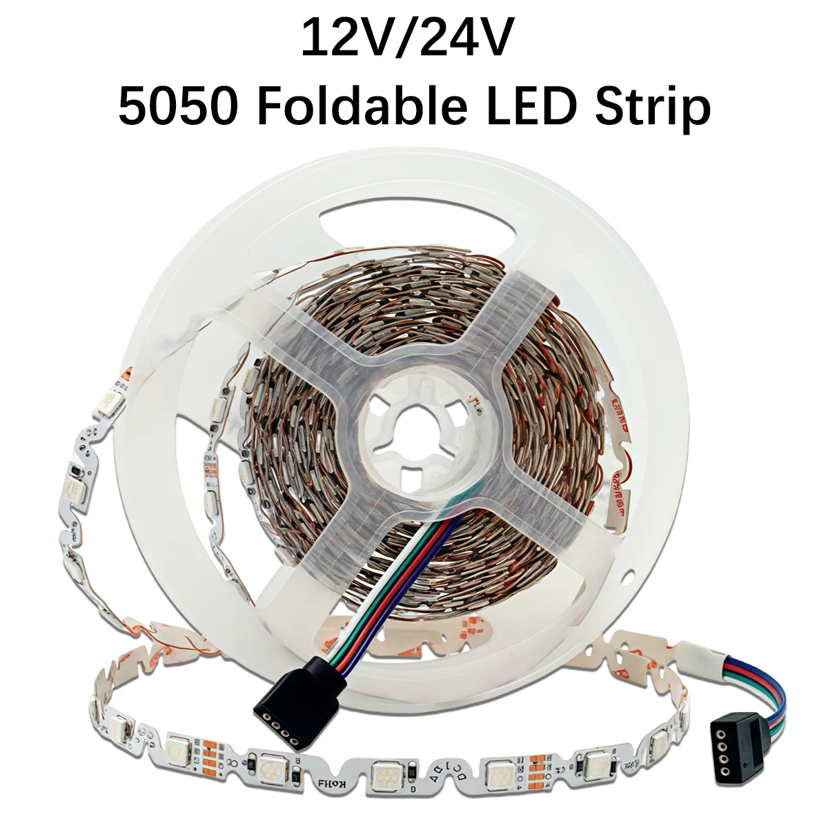 5050 S-Type RGB LED Strip - Foldable Flexible Lighting for Advertising & Decoration
5050 S-Type RGB LED Strip - Foldable Flexible Lighting for Advertising & Decoration