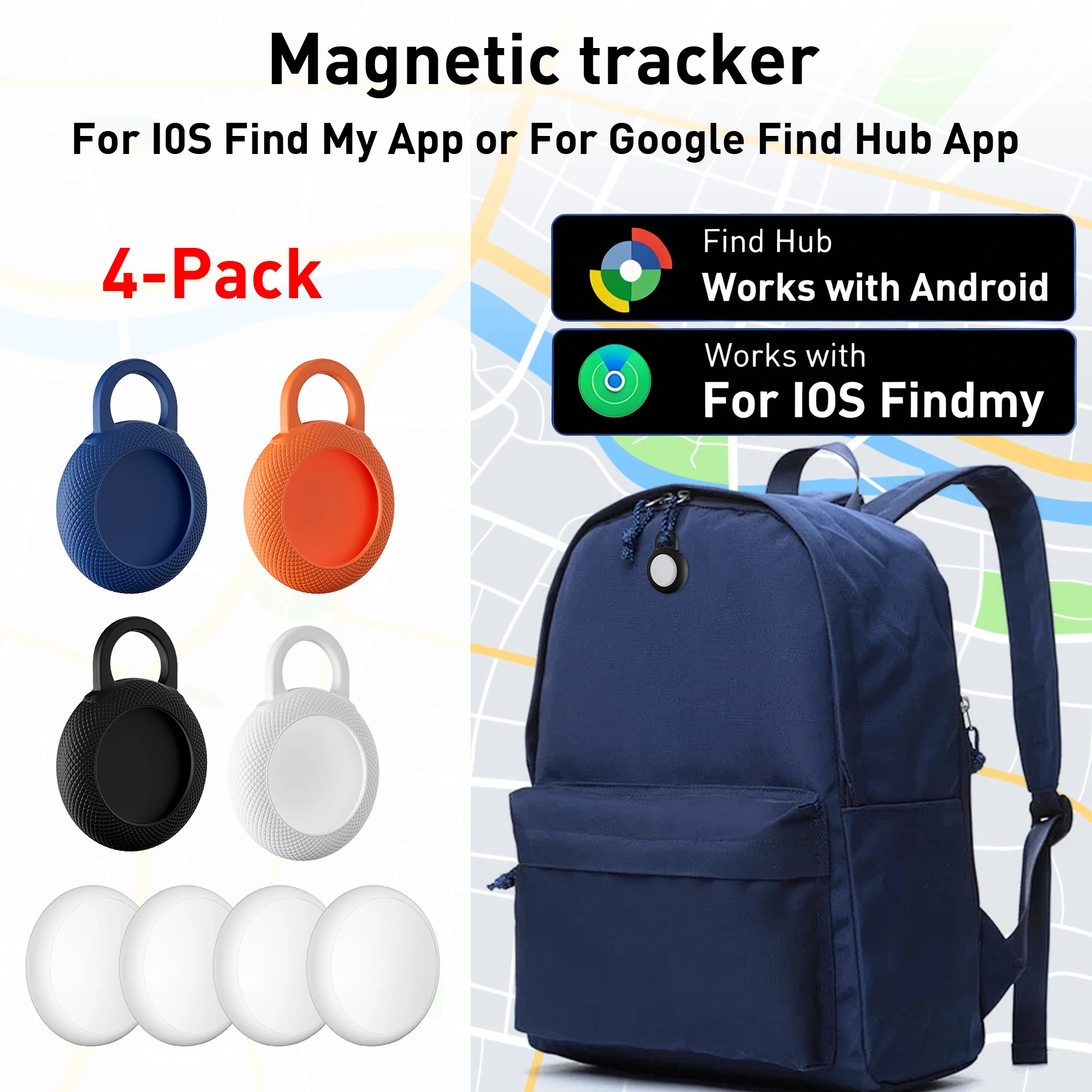 1/2/4-Pack Dual-System (Android & iOS) Anti-Loss Finder — Portable GPS Tracker, Smart Tag, AirTag Alternative, Wallet Finder
1/2/4-Pack Dual-System (Android & iOS) Anti-Loss Finder — Portable GPS Tracker, Smart Tag, AirTag Alternative, Wallet Finder