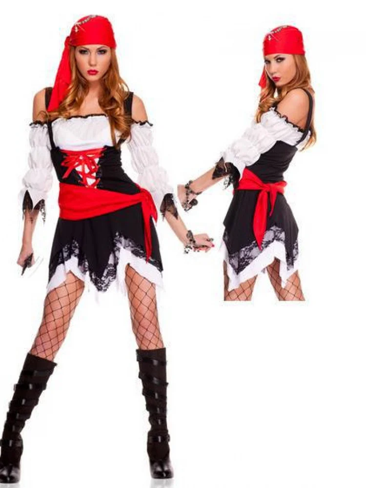 Женский костюм карибского пирата на Хэллоуин, пар-бар, сцена Ja Sparrow, наряд из полиэстера, аутентичная этническая одежда
Женский костюм карибского пирата на Хэллоуин, пар-бар, сцена Ja Sparrow, наряд из полиэстера, аутентичная этническая одежда