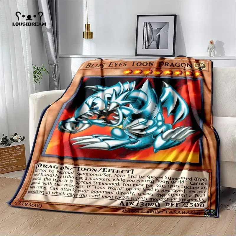 Плюшевый плед Yu Gi Oh Blue Eyes White Dragon с аниме-принтом, мягкое покрывало для спальни и домашнего декора
Плюшевый плед Yu Gi Oh Blue Eyes White Dragon с аниме-принтом, мягкое покрывало для спальни и домашнего декора