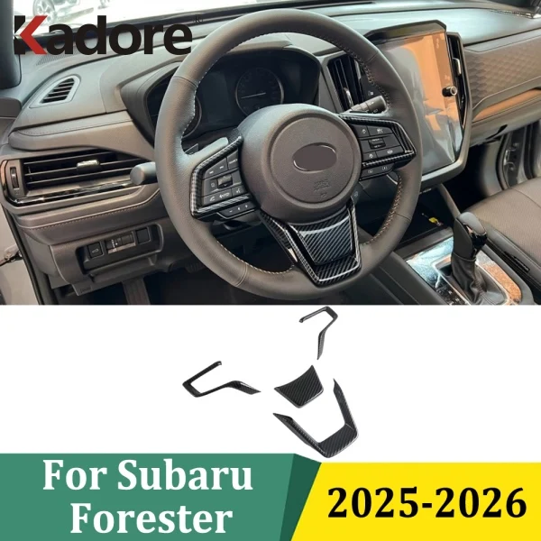 Для Subaru Forester 2025 2026, АБС-пластик, углеродное волокно, панель рулевого колеса, накладка, наклейка, рамка, аксессуары для интерьера автомобиля
Для Subaru Forester 2025 2026, АБС-пластик, углеродное волокно, панель рулевого колеса, накладка, наклейка, рамка, аксессуары для интерьера автомобиля