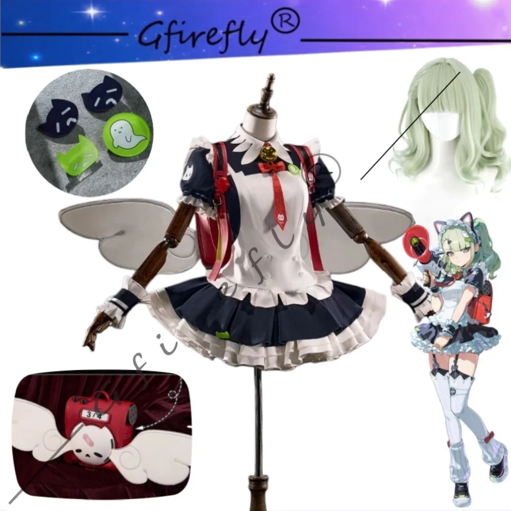 Zenless Zone Zero Sunna Cosplay Costume Maid Outfit with Apron Wig Stockings Cat Ear Headband Adult Women Halloween Outfit
Zenless Zone Zero Sunna Cosplay Costume Maid Outfit with Apron Wig Stockings Cat Ear Headband Adult Women Halloween Outfit