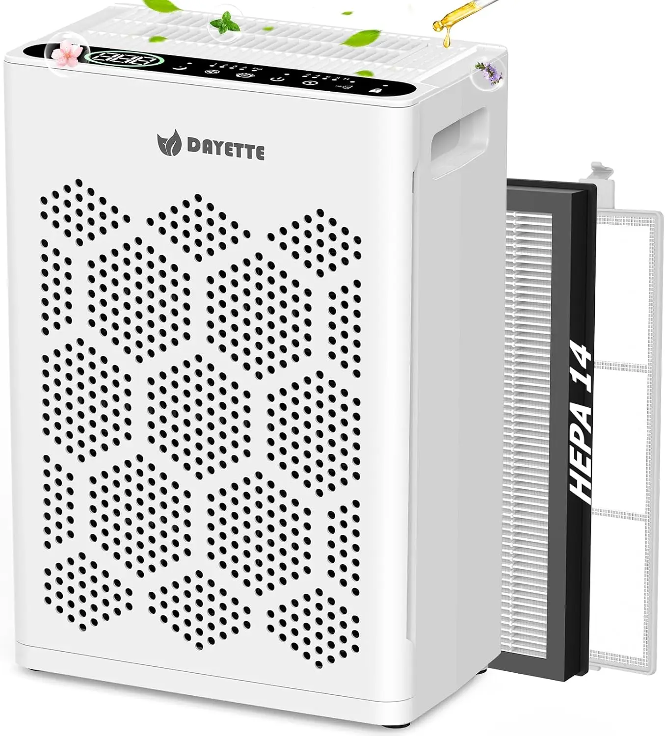 Air Purifiers for Home Large Room Up to 1800 Ft² with HEPA 14 Filter Pet Air Purifier with Washable filter for Bedroom
Air Purifiers for Home Large Room Up to 1800 Ft² with HEPA 14 Filter Pet Air Purifier with Washable filter for Bedroom