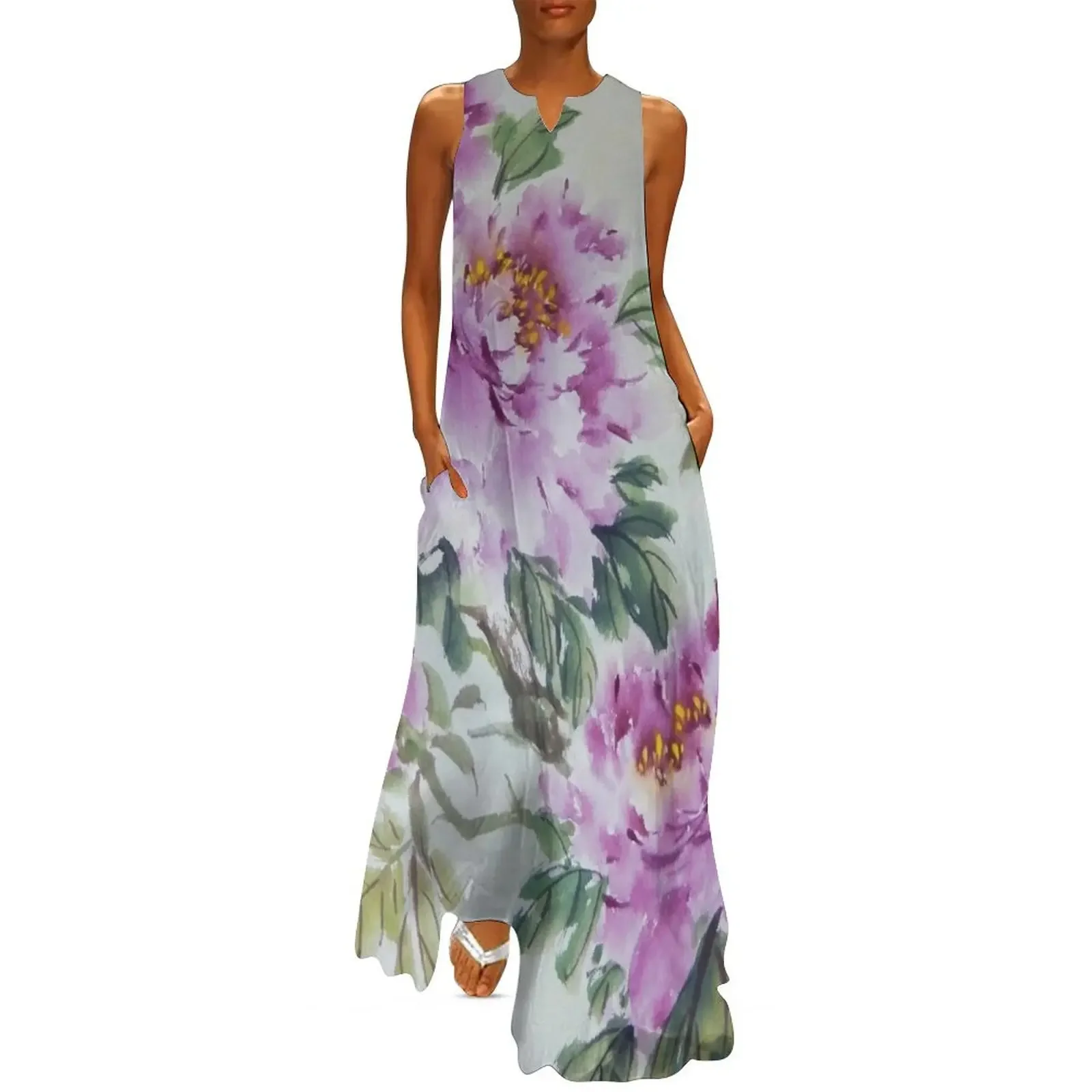 Peony and Yellow Birds Long Dress Dresses gala women clothing 2025 new arrivals women evening dress Dress
Peony and Yellow Birds Long Dress Dresses gala women clothing 2025 new arrivals women evening dress Dress