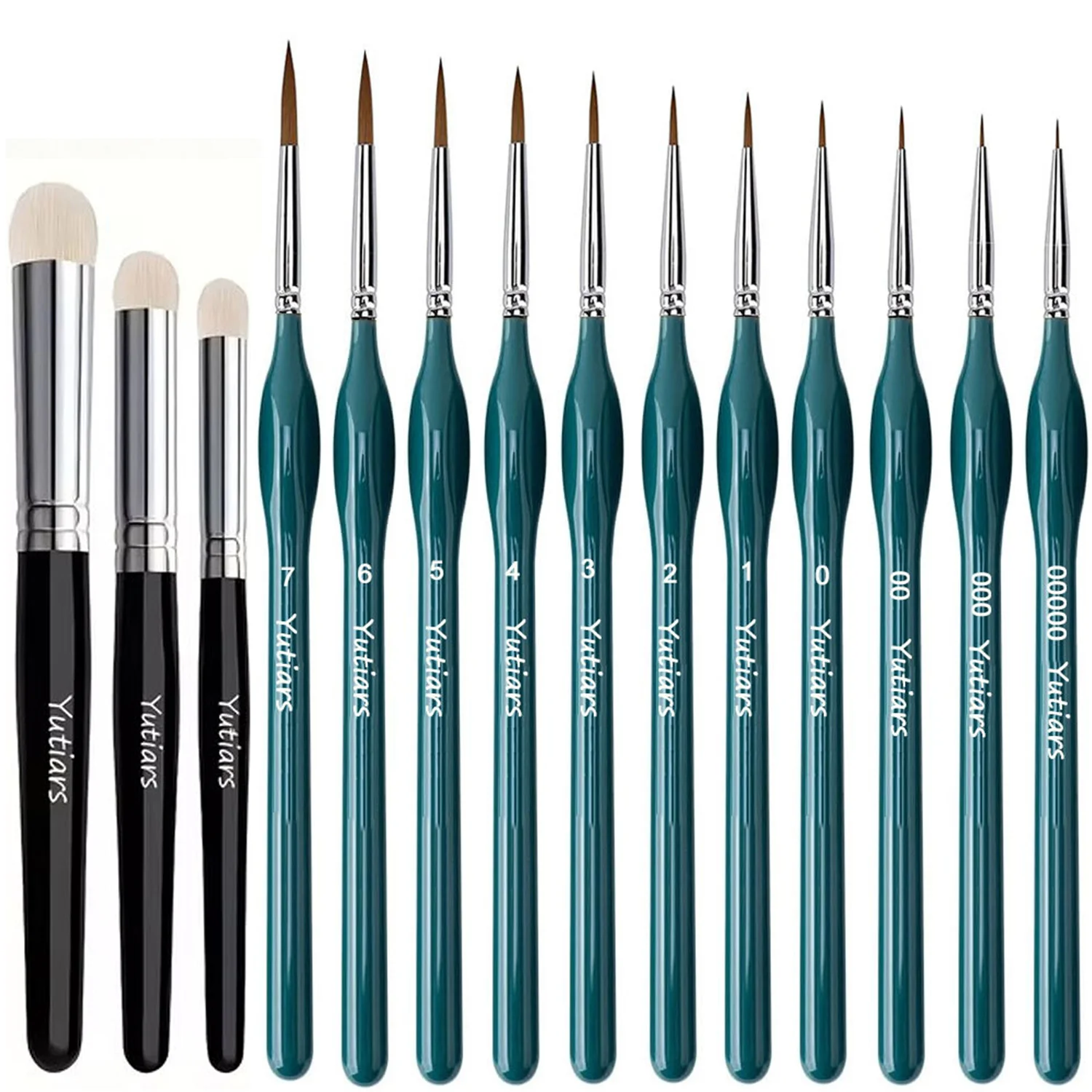 14Pcs High Precision Micro Detail Paint Brushes - Professional Drybrush Kit for Warhammer 40K DnD & Scale Model Crafting
14Pcs High Precision Micro Detail Paint Brushes - Professional Drybrush Kit for Warhammer 40K DnD & Scale Model Crafting