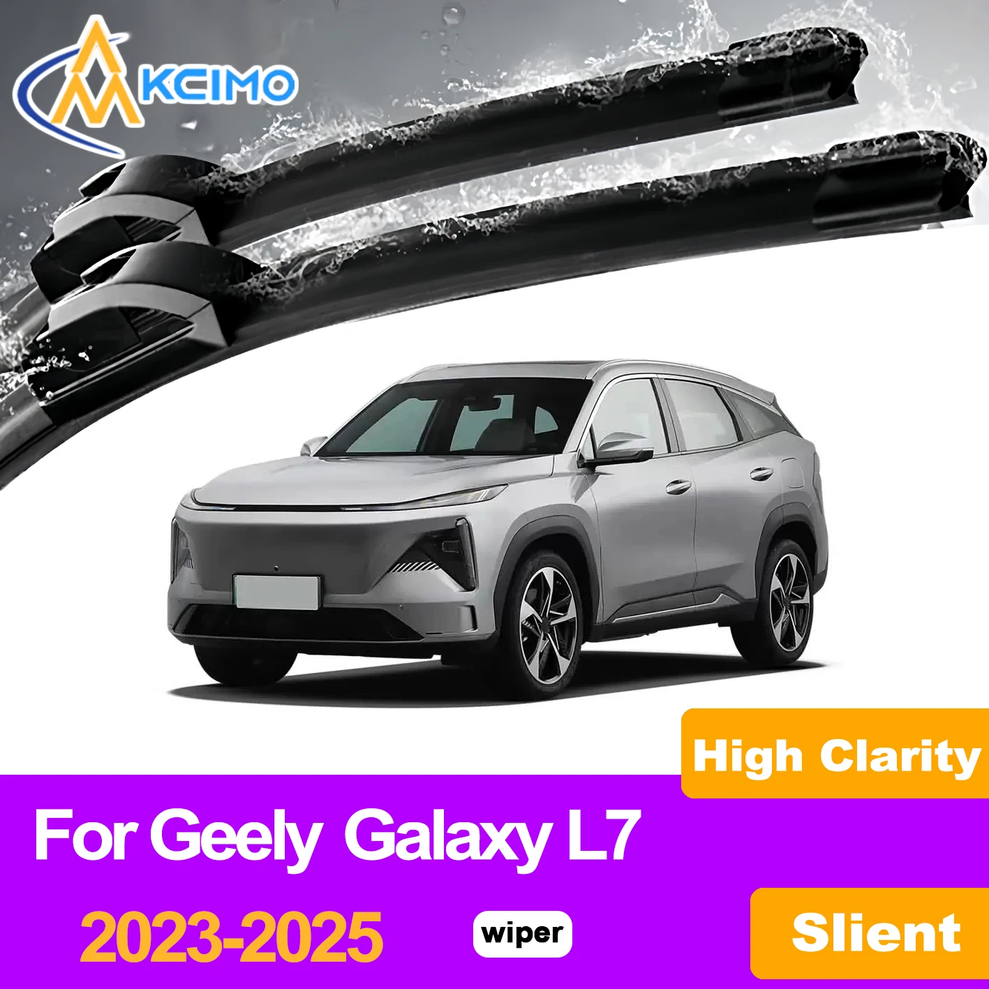 KCIMO 2PCS Front Windshield Wiper Blades For Geely Galaxy L7 2023 2024 2025 Silent Smooth Wiping Clear Vision Windscreen Wipers
KCIMO 2PCS Front Windshield Wiper Blades For Geely Galaxy L7 2023 2024 2025 Silent Smooth Wiping Clear Vision Windscreen Wipers