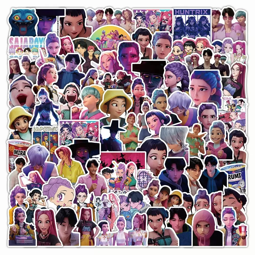 10/50/100Pcs Funny Kpop Demon Hunters Anime Stickers DIY Motorcycle Bicycles Suitcases Water Bottles Kids Waterproof Sticker Toy
10/50/100Pcs Funny Kpop Demon Hunters Anime Stickers DIY Motorcycle Bicycles Suitcases Water Bottles Kids Waterproof Sticker Toy