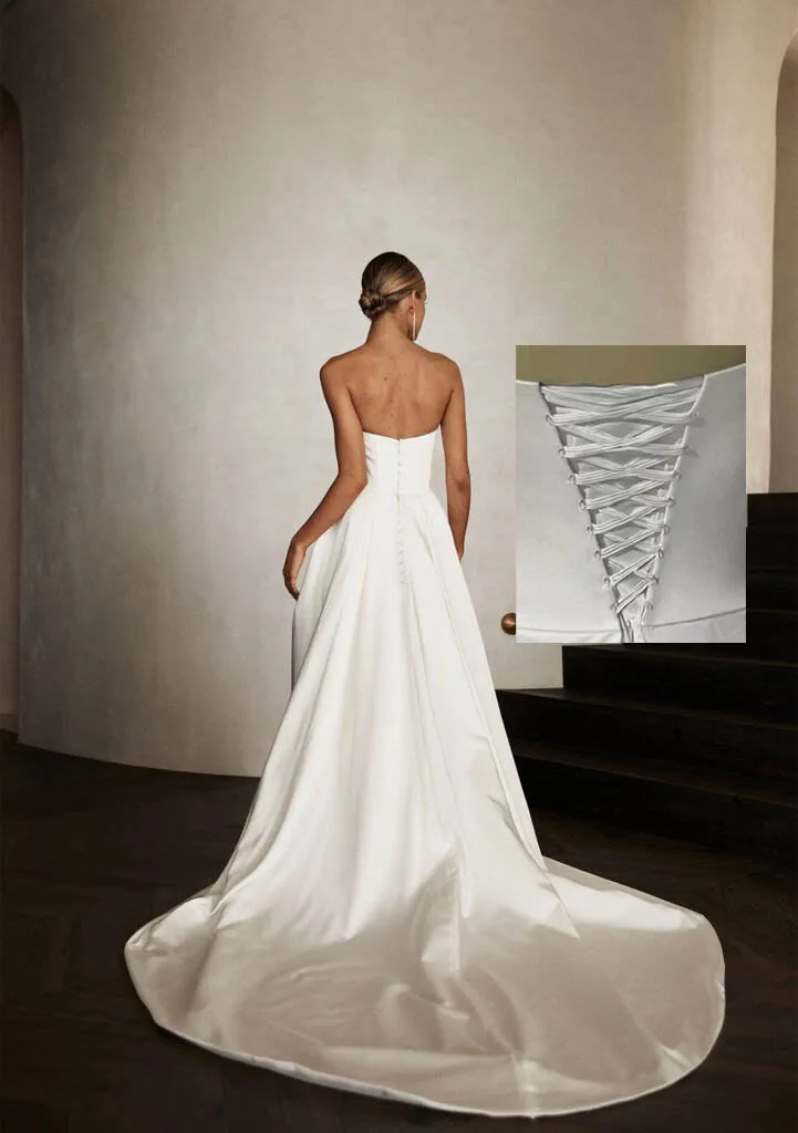 Customized Modern Mermaid Front Slit Bridal Gowns Sweep Train Wedding Dress Sweetheart Bridal Dresses 2026 Boho Women Two Piec
Customized Modern Mermaid Front Slit Bridal Gowns Sweep Train Wedding Dress Sweetheart Bridal Dresses 2026 Boho Women Two Piec