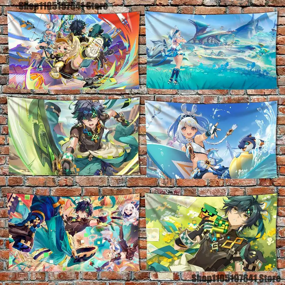 Kinich Mualani G-Genshin Impacts Flags for camping living room bedroom party carnival booth interior decorations
Kinich Mualani G-Genshin Impacts Flags for camping living room bedroom party carnival booth interior decorations