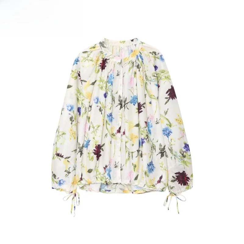 ZBZR Spring New Women's Faionable Printed Long Sve Stand Collar irt Casual Loose Polyester Fiber round Ne Regular Le...
ZBZR Spring New Women's Faionable Printed Long Sve Stand Collar irt Casual Loose Polyester Fiber round Ne Regular Le...