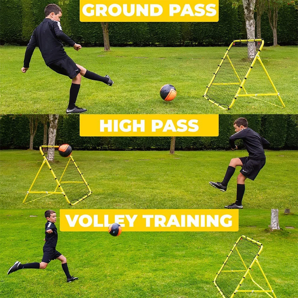 Soccer Rebounder Net with 20 Elastic Ropes Kickback Football Practice Net Rebound Net Training Aid for Kids Teens
Soccer Rebounder Net with 20 Elastic Ropes Kickback Football Practice Net Rebound Net Training Aid for Kids Teens