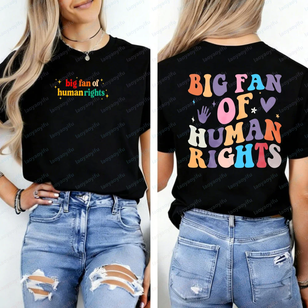 Big Fan of Human Rights Cotton T-Shirt Social Justice Equality Shirt Human Rights Tee Political Protest Shirt Anti Trump Tops
Big Fan of Human Rights Cotton T-Shirt Social Justice Equality Shirt Human Rights Tee Political Protest Shirt Anti Trump Tops
