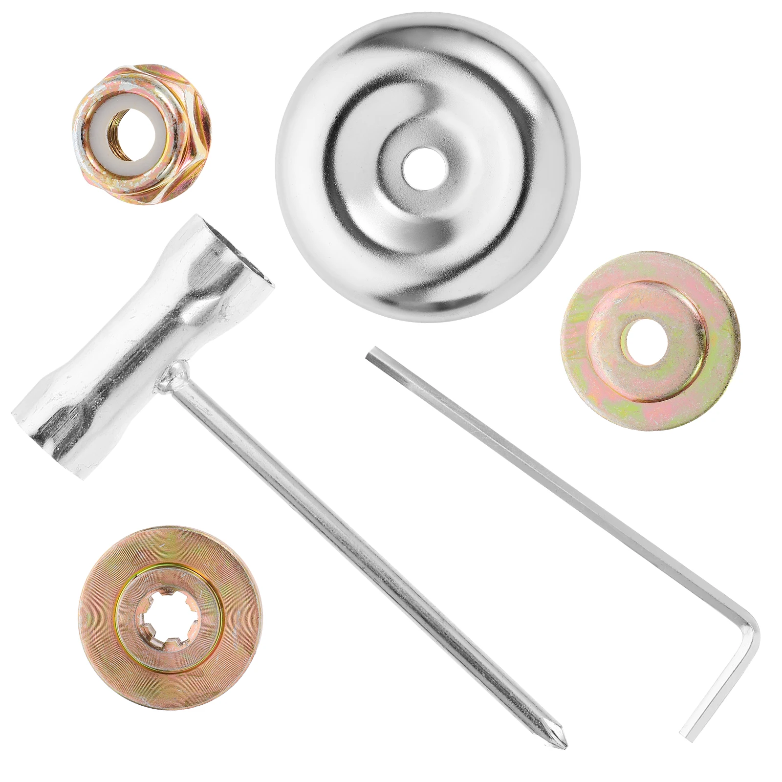 1 set 1 Set Metal Lawnmower Disc Universal Mower Accessories Durable Iron Copper Trimmer Plate Replacement Parts Weeding Farm
1 set 1 Set Metal Lawnmower Disc Universal Mower Accessories Durable Iron Copper Trimmer Plate Replacement Parts Weeding Farm