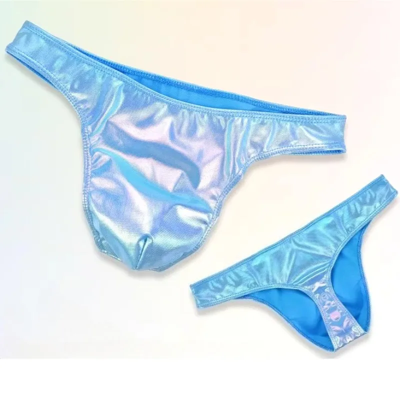 Colorful Sexy Men Thongs Underwear Glossy Mens Lingerie Iridescent Bright Bugle Pouch G-Strings Hot Male Sissy Panties Low Waist
Colorful Sexy Men Thongs Underwear Glossy Mens Lingerie Iridescent Bright Bugle Pouch G-Strings Hot Male Sissy Panties Low Waist