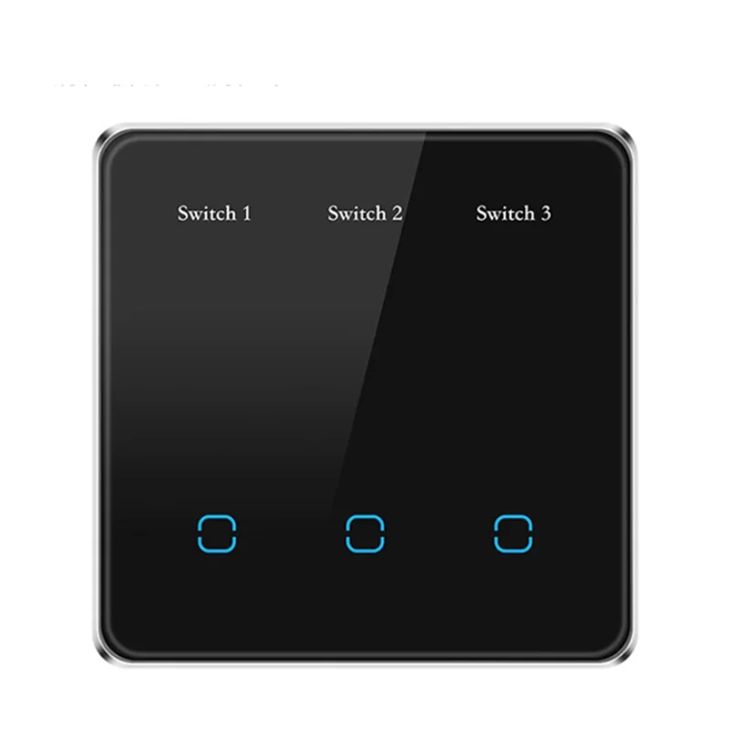 -A90P Tuya Smart для Google Alexa Wi-Fi Дисплей Выключатель света Стеклянный сенсорный трехпозиционный переключатель Управление домом
-A90P Tuya Smart для Google Alexa Wi-Fi Дисплей Выключатель света Стеклянный сенсорный трехпозиционный переключатель Управление домом