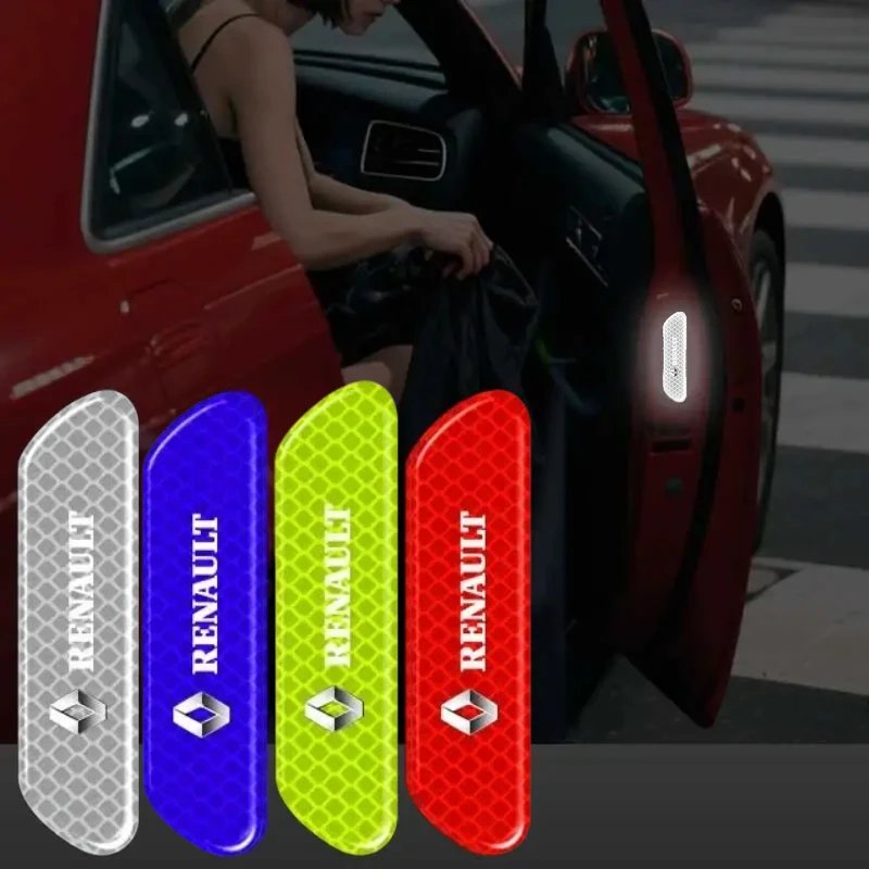 4pcs NEW Car Door Reflective Strips security Warning Sticker for Renault Megane 2 3 Clio 4 Captur Kadjar Fluence Car Accessories
4pcs NEW Car Door Reflective Strips security Warning Sticker for Renault Megane 2 3 Clio 4 Captur Kadjar Fluence Car Accessories
