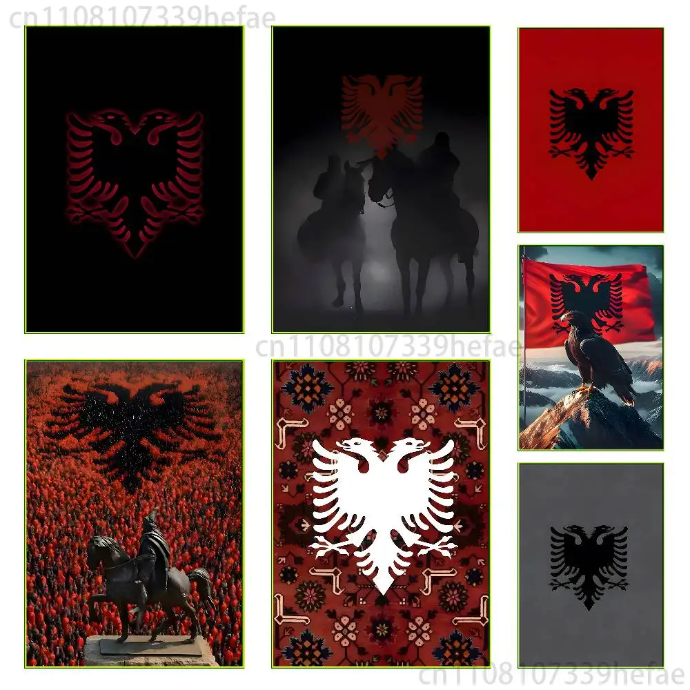 Albania Flag Albanians Poster Self-adhesive Art Waterproof Paper Sticker Coffee House Bar Room Wall Decor
Albania Flag Albanians Poster Self-adhesive Art Waterproof Paper Sticker Coffee House Bar Room Wall Decor