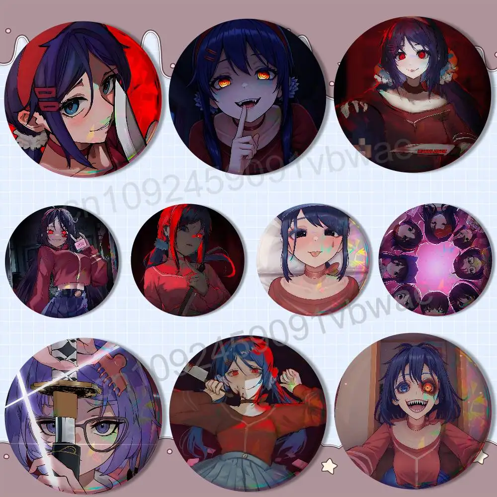 cool Crazy Mita game MiSide Badge on Backpack Clothes decoration Tinplate Round Brooch Funny Custom Gifts for Friend
cool Crazy Mita game MiSide Badge on Backpack Clothes decoration Tinplate Round Brooch Funny Custom Gifts for Friend