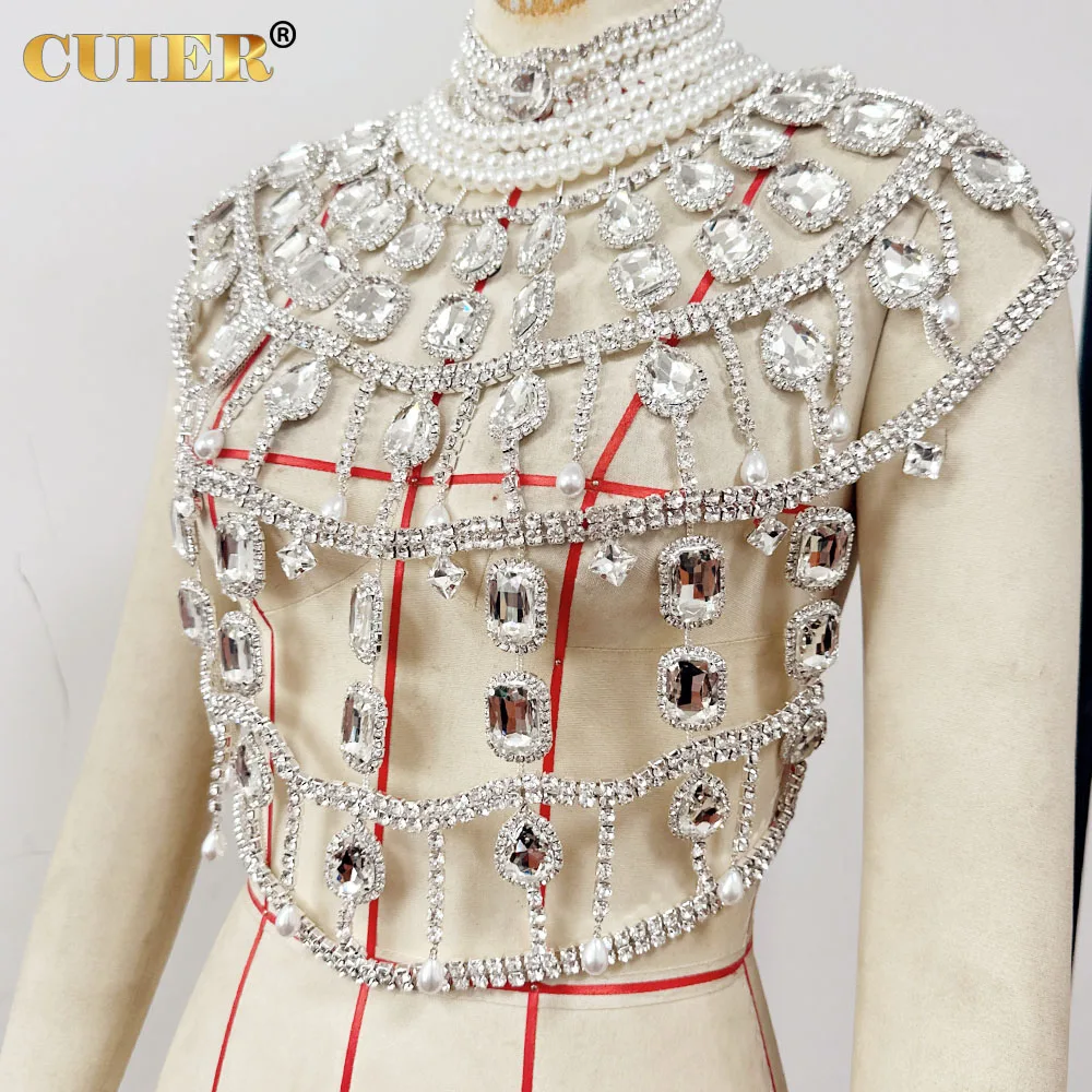 CUIER элегантное жемчужное колье со стразами и стеклянными топами, платье для женщин, сексуальная цепочка для тела, вечерние украшения для ночного клуба
CUIER элегантное жемчужное колье со стразами и стеклянными топами, платье для женщин, сексуальная цепочка для тела, вечерние украшения для ночного клуба