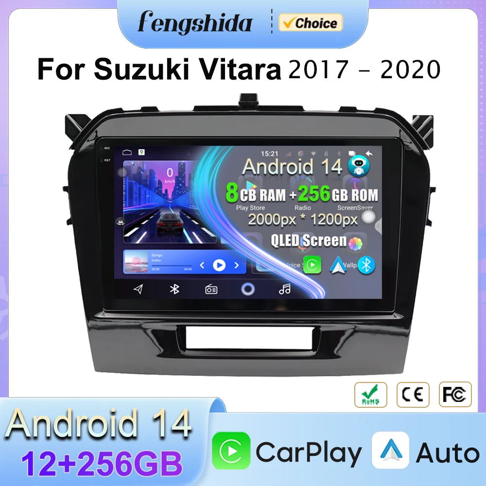 Автомобильный Android для Suzuki Vitara 2017 2018 2019 2020 Радио Мультимедийный видеоплеер GPS навигация QLED экран Android Авто Carplay
Автомобильный Android для Suzuki Vitara 2017 2018 2019 2020 Радио Мультимедийный видеоплеер GPS навигация QLED экран Android Авто Carplay