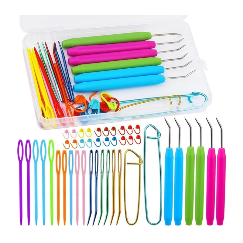 Sewing Needle Set Large Eye Needle Embroidery Bent Needle Crochet Hooks Drop shipping
Sewing Needle Set Large Eye Needle Embroidery Bent Needle Crochet Hooks Drop shipping