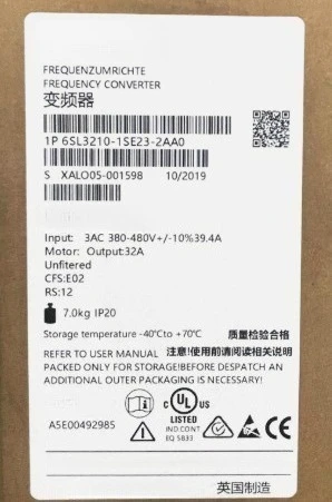 Brand new original 6SL3210-1SE23-2AA0 6SL3210-1SE26-0UA0 6SL3310-1TE33-8AA3 6SL3055-0AA00-3AA1 Fast delivery
Brand new original 6SL3210-1SE23-2AA0 6SL3210-1SE26-0UA0 6SL3310-1TE33-8AA3 6SL3055-0AA00-3AA1 Fast delivery