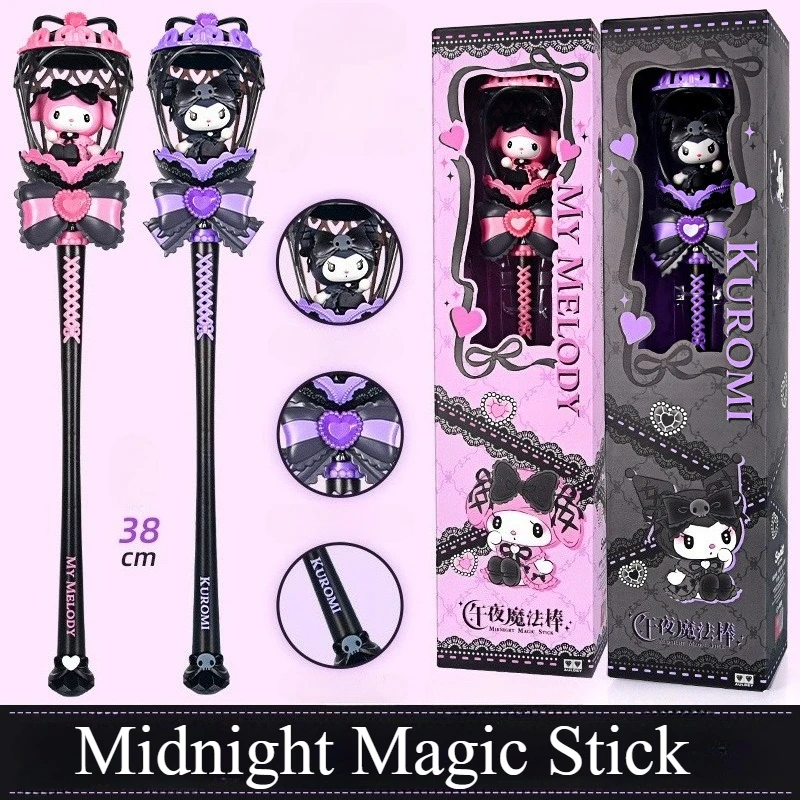 Sanrio Cartoon 38cm Midnight Magic Wand Kuromi My Melody Anime Peripherals Cute Toy Collection Decoration Girl's Birthday Gifts
Sanrio Cartoon 38cm Midnight Magic Wand Kuromi My Melody Anime Peripherals Cute Toy Collection Decoration Girl's Birthday Gifts