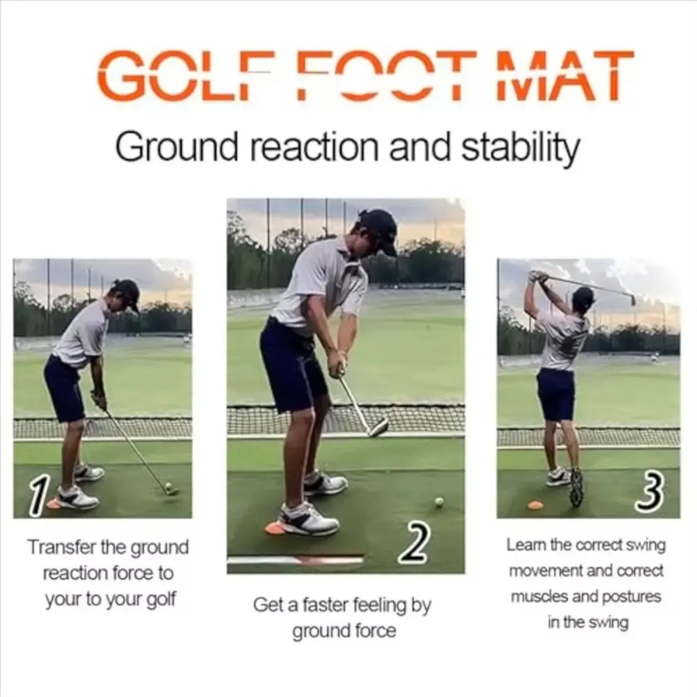 Rubber Power Pad Golf Swing Force Plate Posture Corrector Stop Sliding Golf Training Aid Improve Balance
Rubber Power Pad Golf Swing Force Plate Posture Corrector Stop Sliding Golf Training Aid Improve Balance