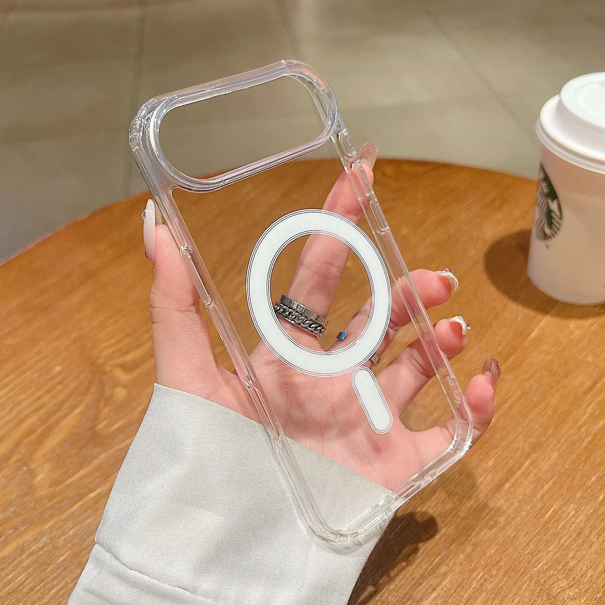 Магнитный прозрачный чехол для MagSafe для iPhone 17 Air 16E 16 15 14 13 12 11 Pro Max Plus Mini, акриловый жесткий чехол для беспроводной зарядки
Магнитный прозрачный чехол для MagSafe для iPhone 17 Air 16E 16 15 14 13 12 11 Pro Max Plus Mini, акриловый жесткий чехол для беспроводной зарядки