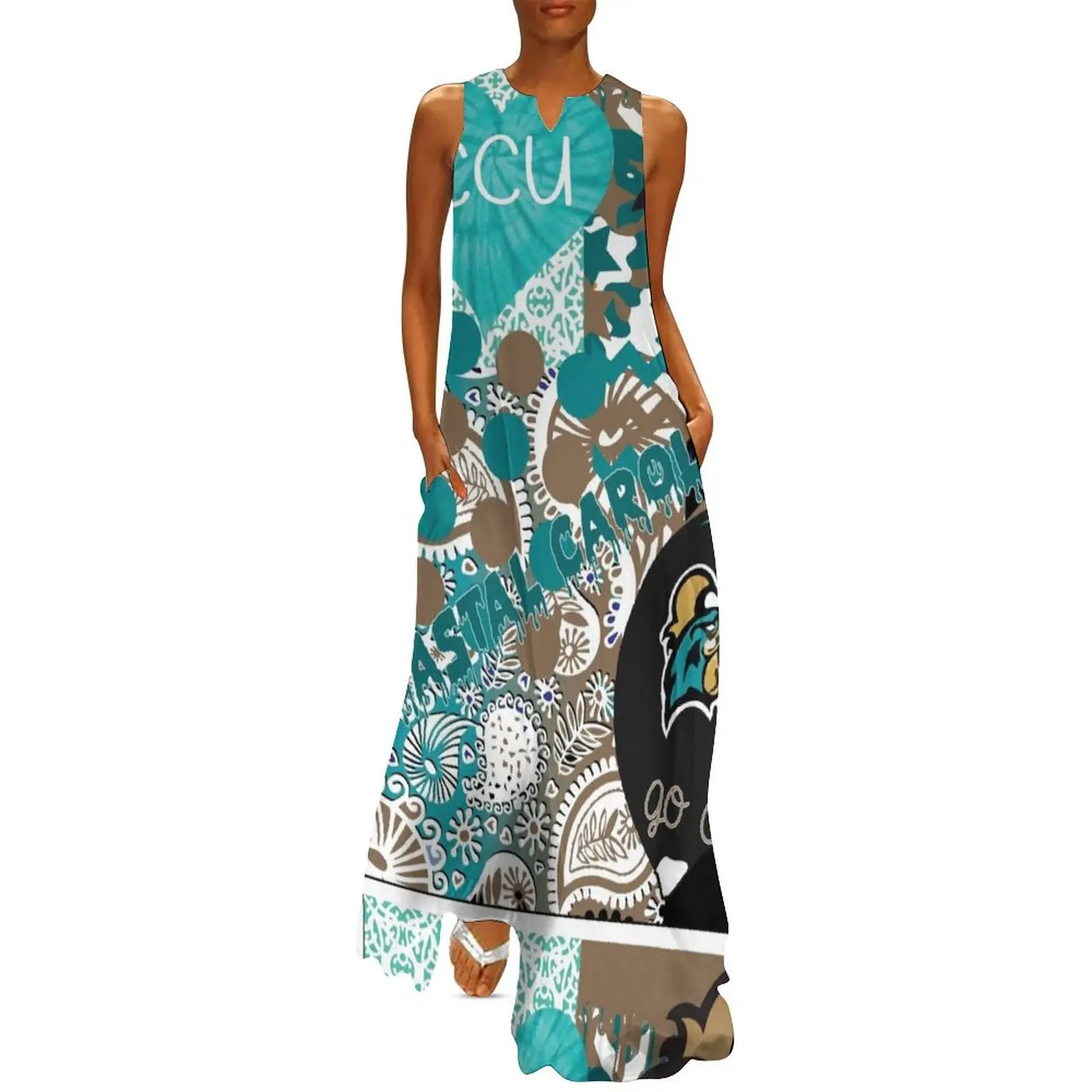 Coastal Carolina University Collage Long Dress evening dresses women Women's long dress womens clothing woman dress
Coastal Carolina University Collage Long Dress evening dresses women Women's long dress womens clothing woman dress