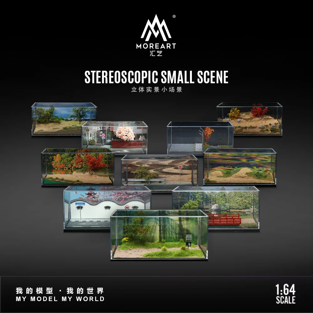 MoreArt 1:64 Integrated Real Scene Diorama One-piece Ready Made Mini Landscape Model For Diecast Car Display Collection Decor
MoreArt 1:64 Integrated Real Scene Diorama One-piece Ready Made Mini Landscape Model For Diecast Car Display Collection Decor