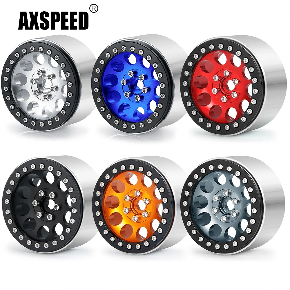 AXSPEED 4 шт., 2,2 дюйма, алюминиевый сплав, Beadlock, колесные диски, ступицы для Axial Wraith 90048 RR10 TRX-4 1/10, деталь для радиоуправляемого гусеничного автомобиля
AXSPEED 4 шт., 2,2 дюйма, алюминиевый сплав, Beadlock, колесные диски, ступицы для Axial Wraith 90048 RR10 TRX-4 1/10, деталь для радиоуправляемого гусеничного автомобиля