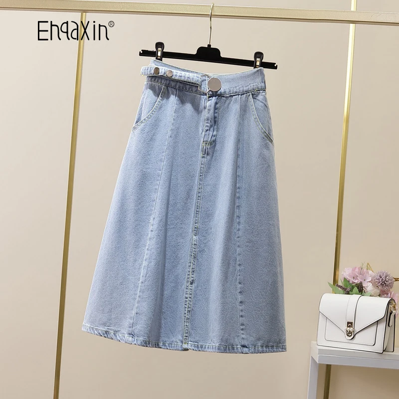 EHQAXIN Summer New Womens Denim Skirts Casual Versatile Style Button Loose Denim Skirt For Ladies 2022 Elegant Fan L-4XL
EHQAXIN Summer New Womens Denim Skirts Casual Versatile Style Button Loose Denim Skirt For Ladies 2022 Elegant Fan L-4XL