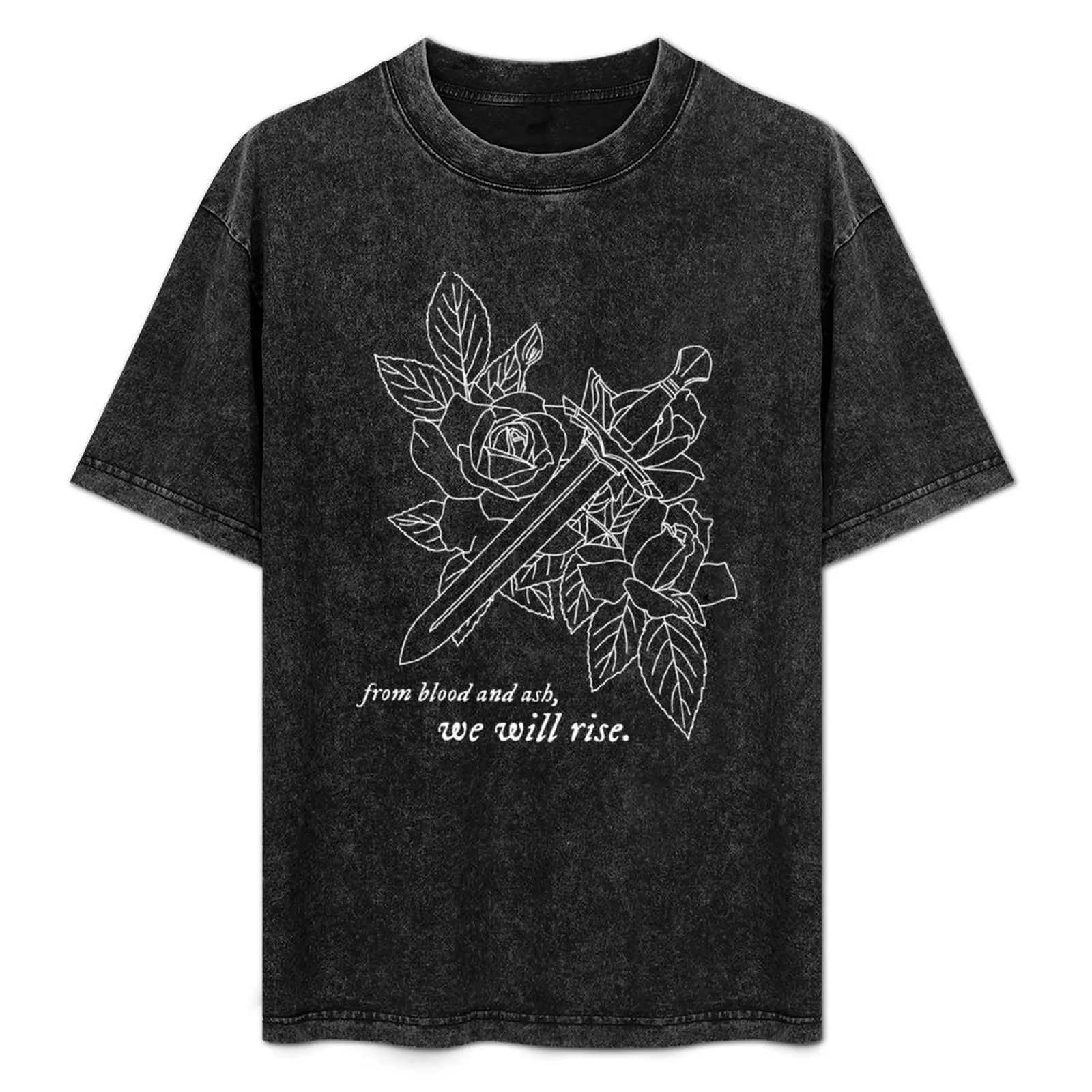 From Blood and Ash, We Will Rise T-Shirt Gym Wear Breathable Short Sleeve Tee
From Blood and Ash, We Will Rise T-Shirt Gym Wear Breathable Short Sleeve Tee